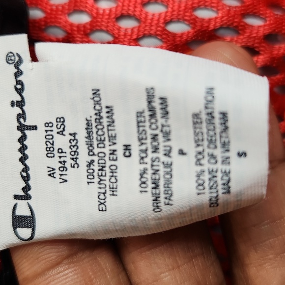 Champion Mesh Lined Zip-Up Polyester Jacket (men size small) - Picture 8 of 15